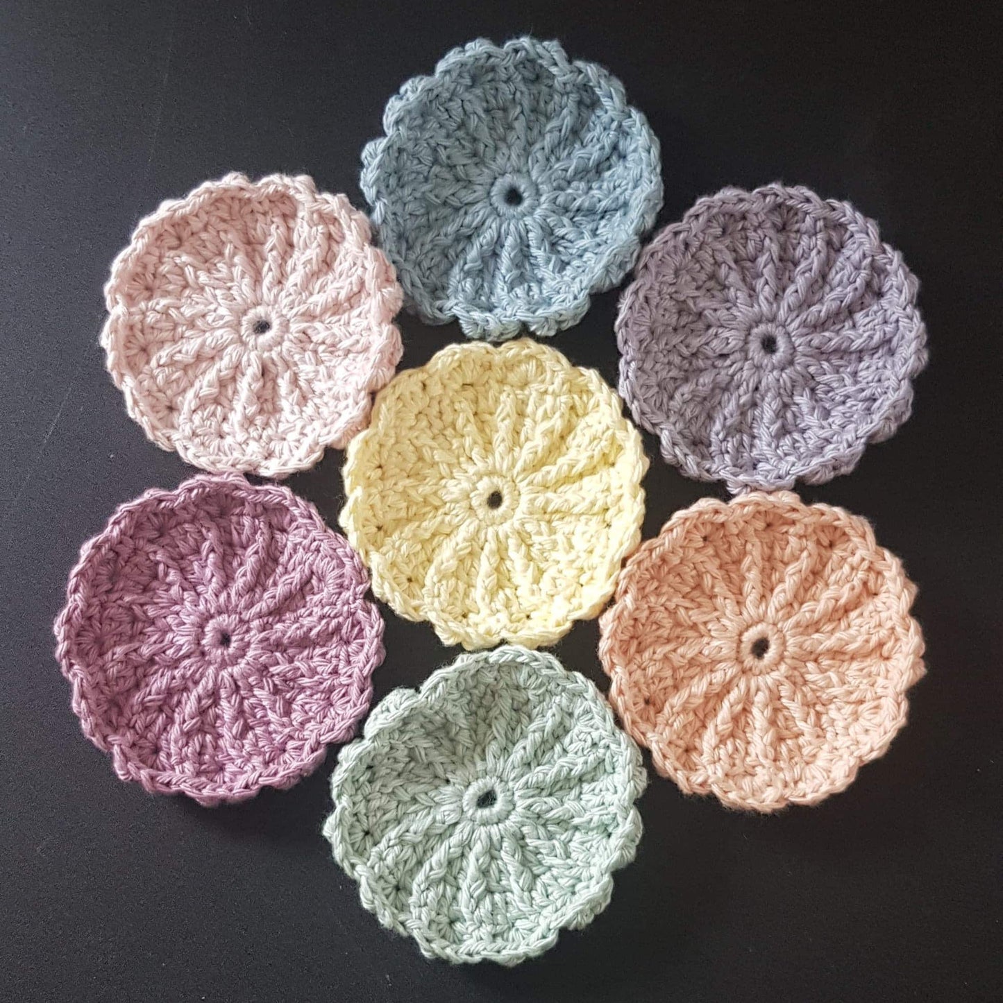 Reusable Makeup Cleaning Pads | Mesh Washing Bag | Eco Friendly | Cotton 7 Pack